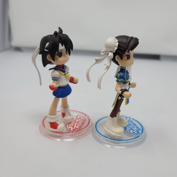 Street Fighter Capcom Video Game Figure Chun Li Sakura Pinky GSI Vance Project - Picture 5 of 11